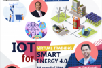 ขอเชิญเข้าร่วมอบรมออนไลน์ “IoT for Smart Energy 4.0” 8-9 กุมภาพันธ์ 2564